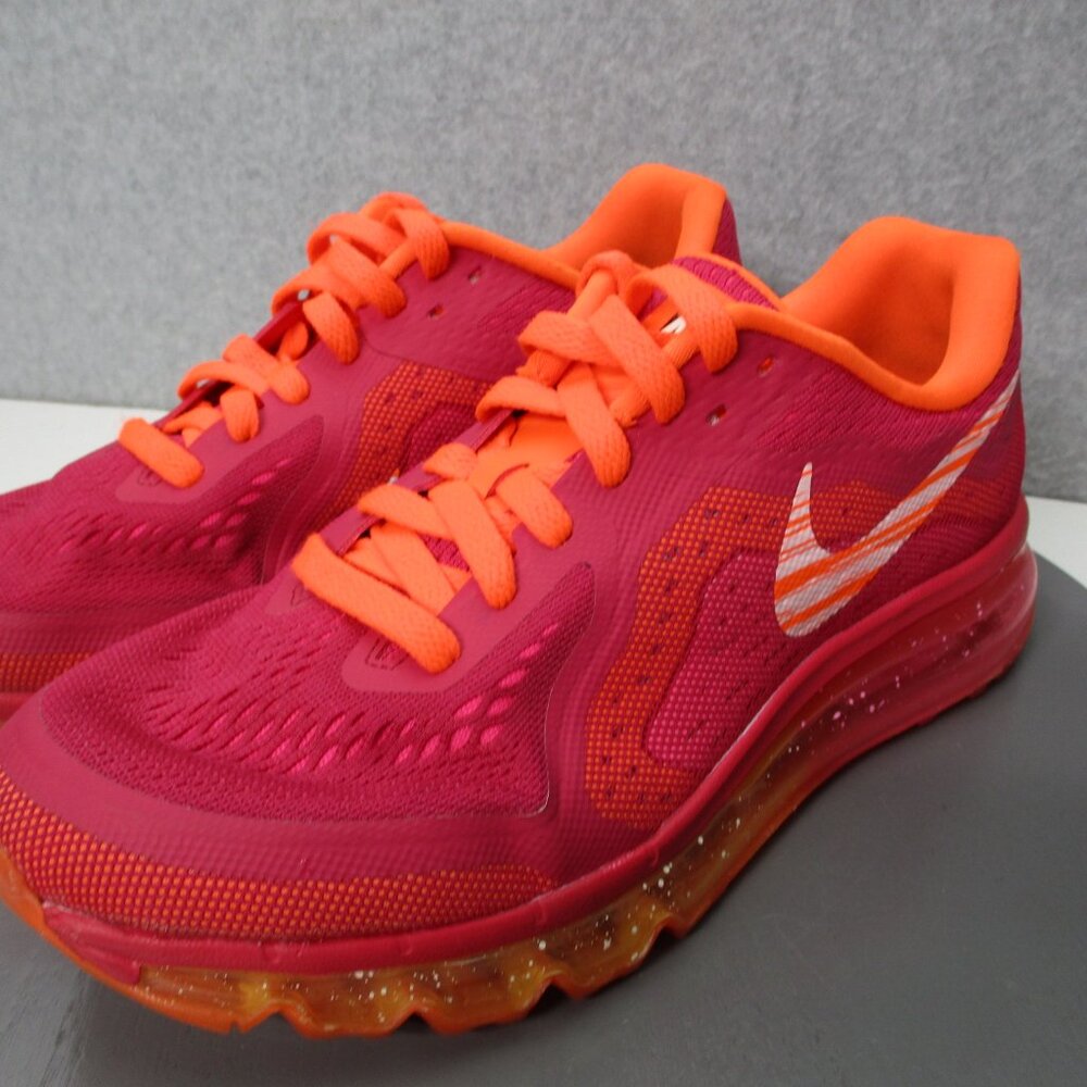 Nike Air Max Pink Orange Sneakers Shoes Athletic Womens Sz 8.5